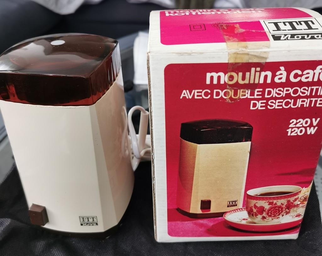 Moulin à café électrique en bon état général propre costo fo, Electroménager, Enlèvement ou Envoi, Comme neuf