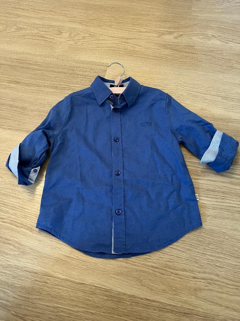 Hemd Boss - maat 116, Overhemd of Blouse, Ophalen of Verzenden, Zo goed als nieuw, Hugo Boss