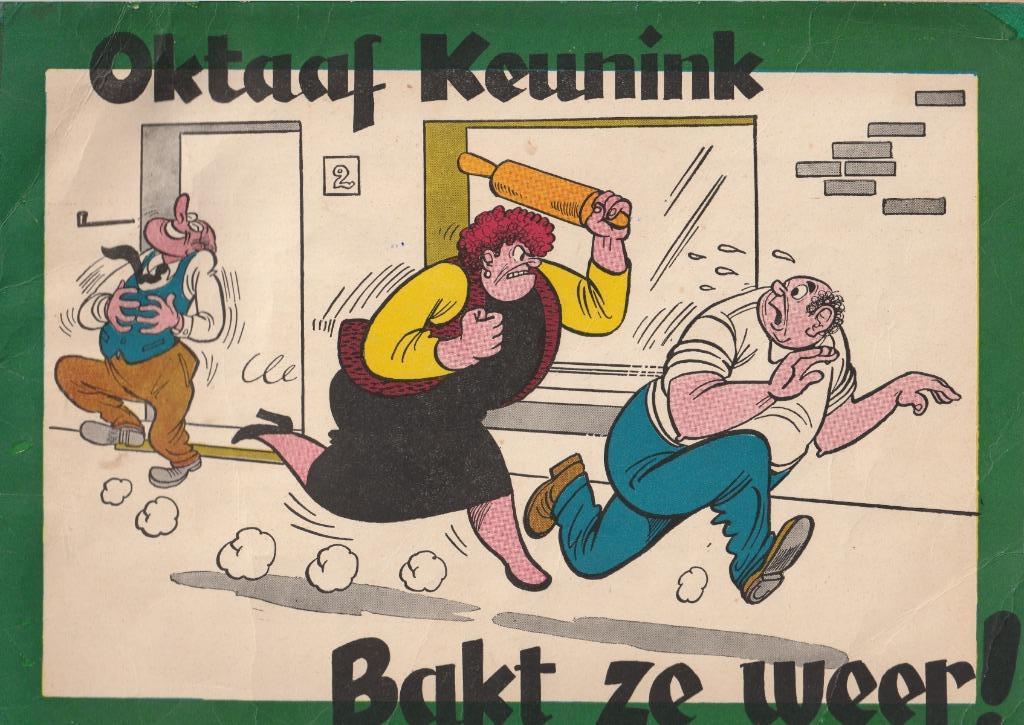 Oktaaf Keunink - Bakt ze weer !, Boeken, Stripverhalen, Ophalen of Verzenden, Gelezen