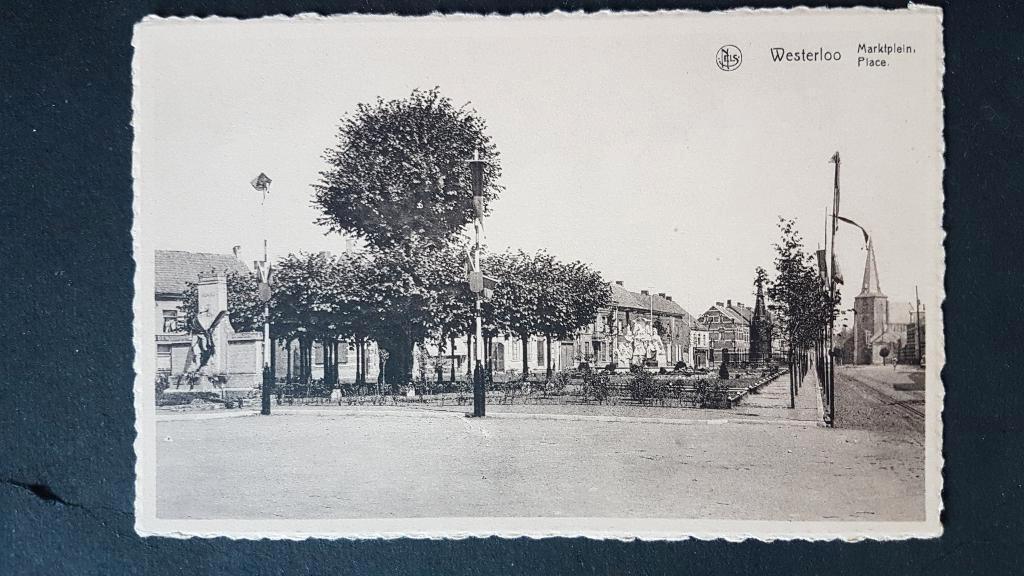 Postkaart Westerloo Westerlo Marktplein, Enlèvement ou Envoi, 1940 à 1960, Non affranchie, Anvers