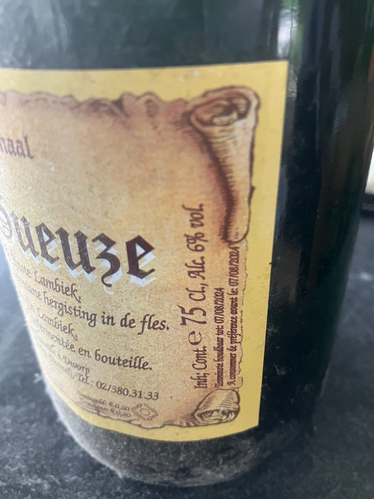 12 flessen 75cl Oude Geuze Hanssens, Enlèvement, Neuf, Autres types