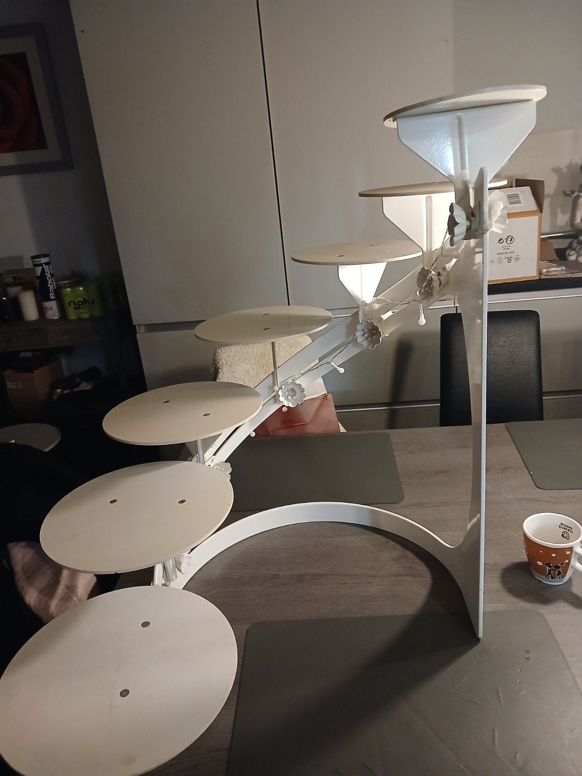 taart verdiepen  bakker ,taarten, Ophalen, Metaal, Taartplateau, Gebruikt