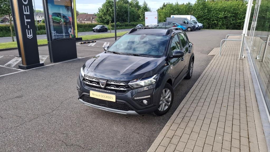 Dacia Sandero Stepway TCe 90, airco, GPS, camera, dodehoekw., Voorwielaandrijving, Stof, Euro 6, 67 kW