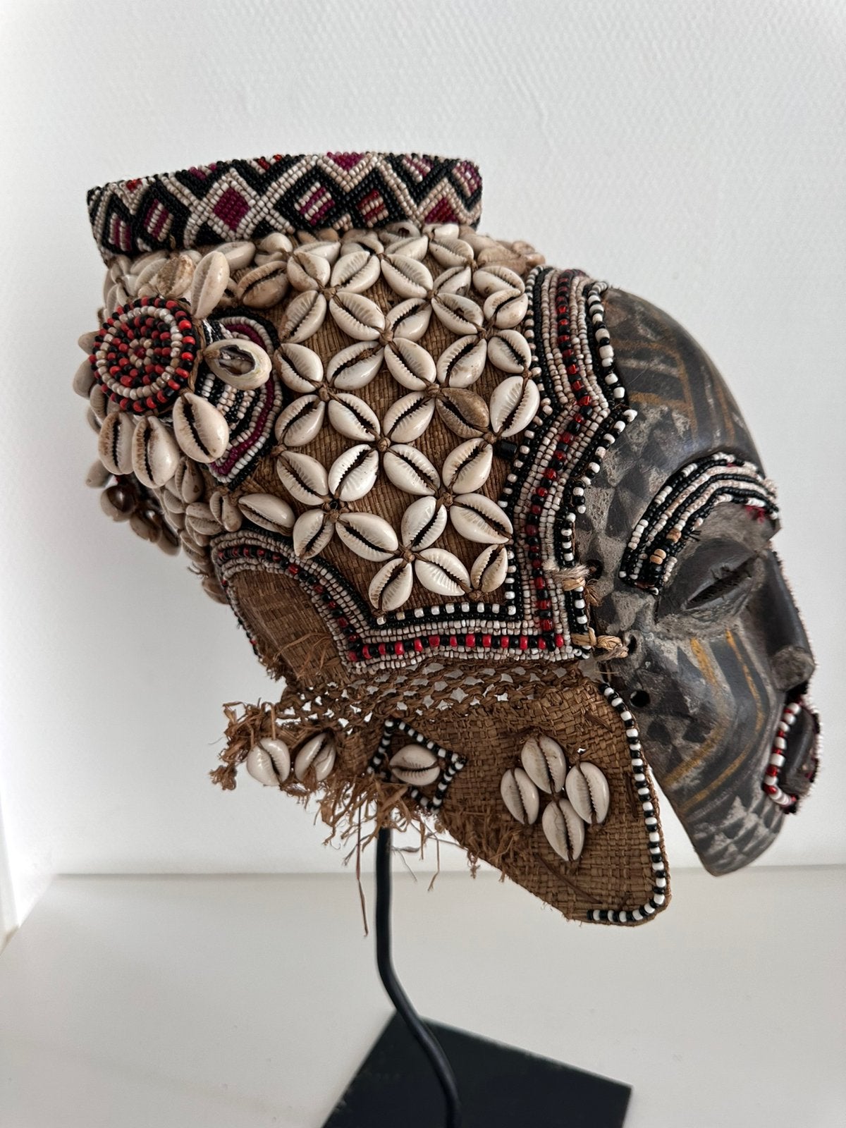 Kuba Ngaadi a Mwaash Koningsmasker Collectie Bakwanga  1940, Antiek en Kunst, Afrika, Ophalen of Verzenden, Beeld