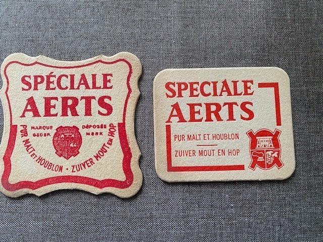 2 sous-bocks bière  " SPECIALE AERTS ", Ophalen of Verzenden, Gebruikt, Viltje(s)