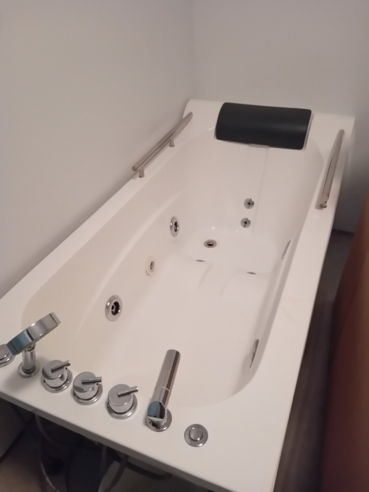 Bain à remous intégré semi-ouvert. 166 x 79, Maison & Meubles, Enlèvement, Utilisé, Avec baignoire