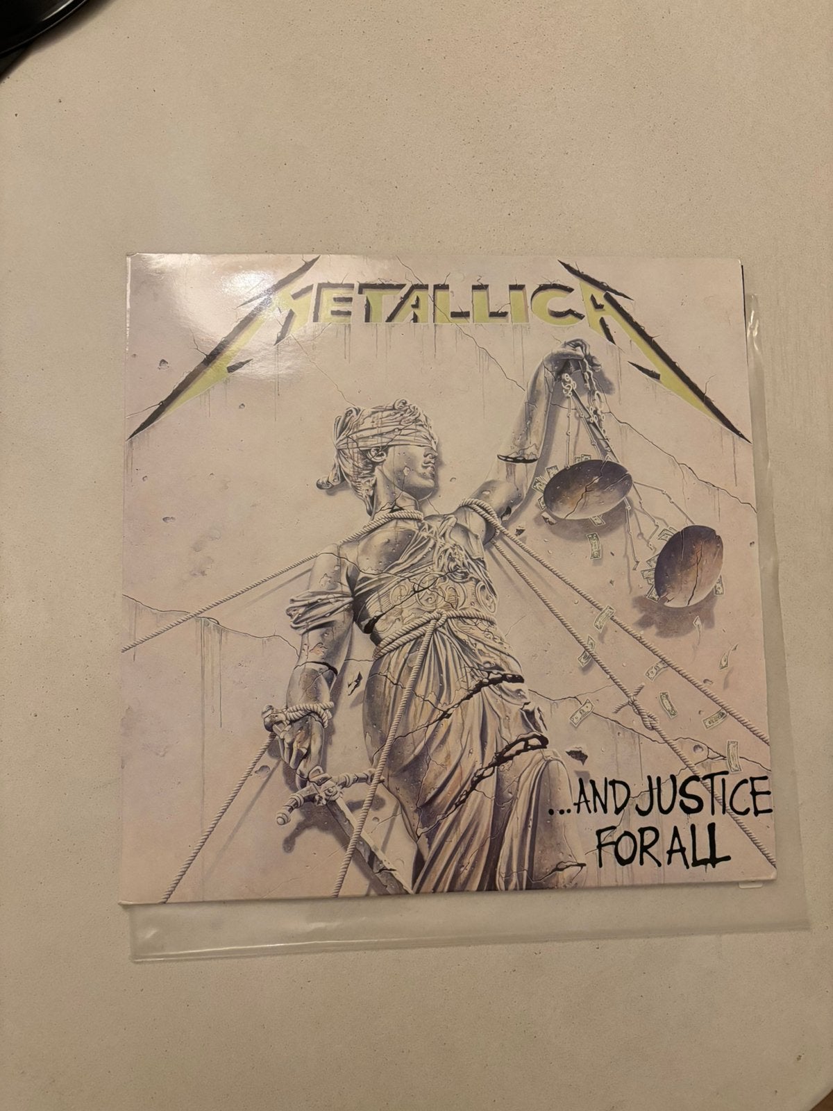 Lp 1988 metallica - and justice for all vinyl near mint!, Ophalen of Verzenden, Zo goed als nieuw, LP