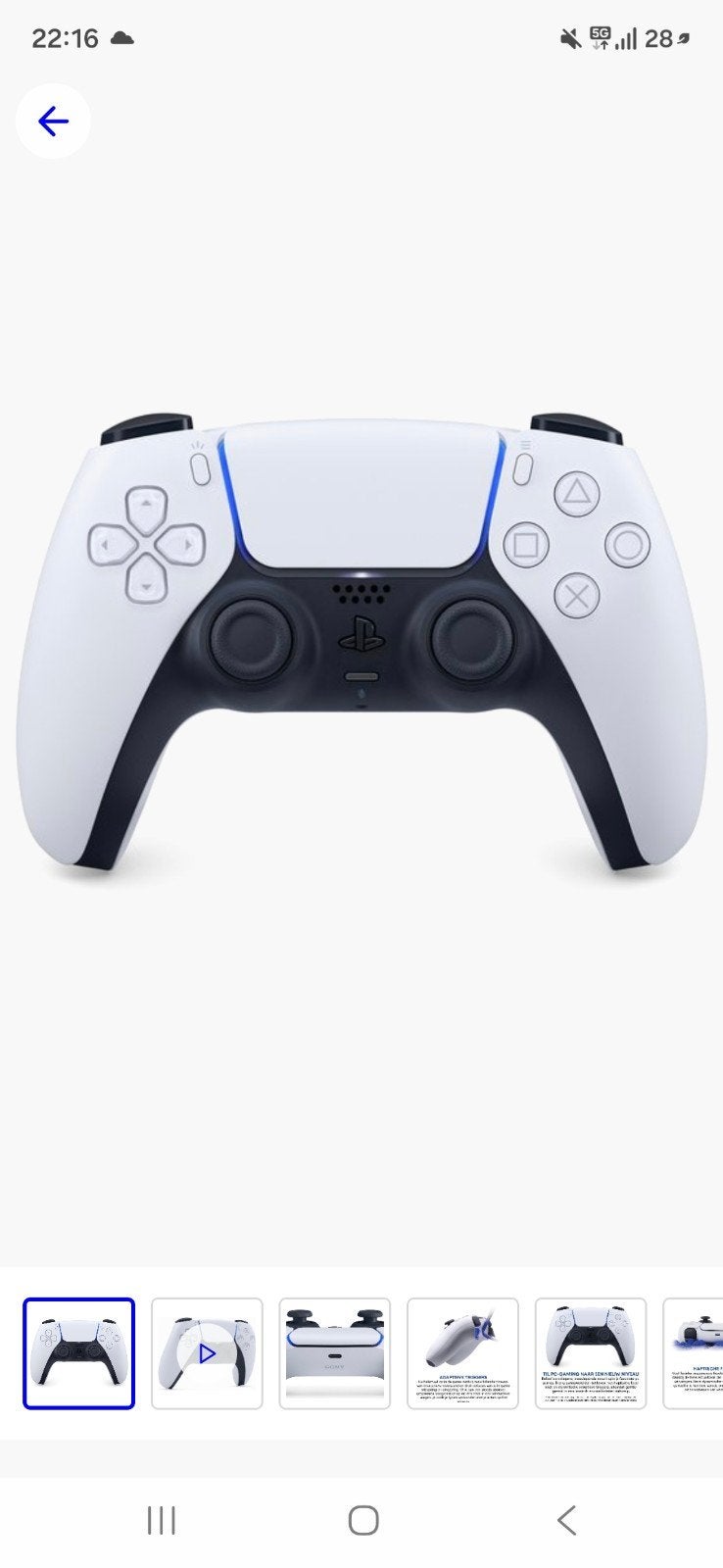 Ps5 controller, Ophalen, Zo goed als nieuw, Playstation 5