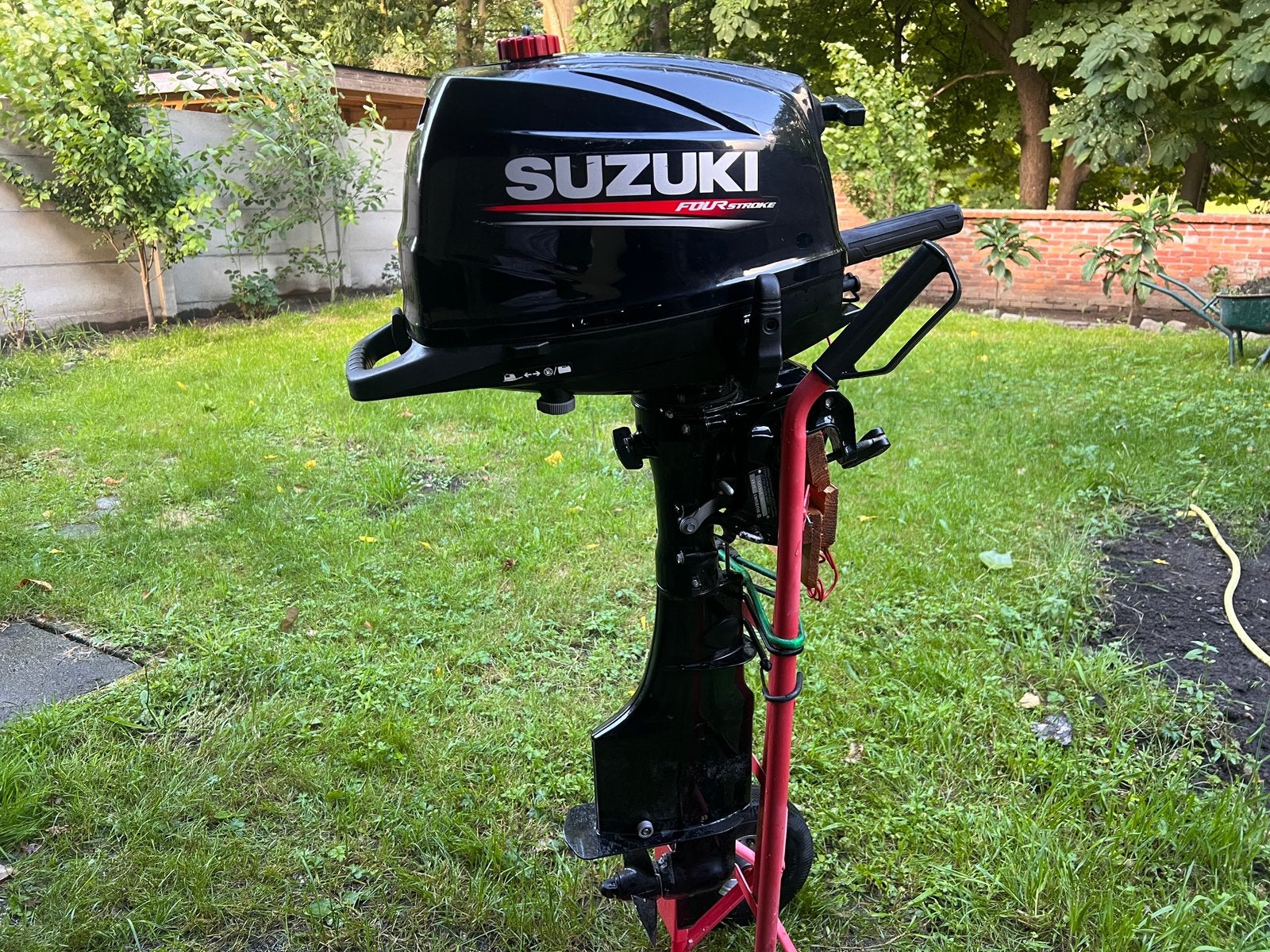 Suzuki 6pk 4takt buitenboordmotor 2018 langstaart, Watersport en Boten, Buiten- en Binnenboordmotoren, Ophalen, Zo goed als nieuw