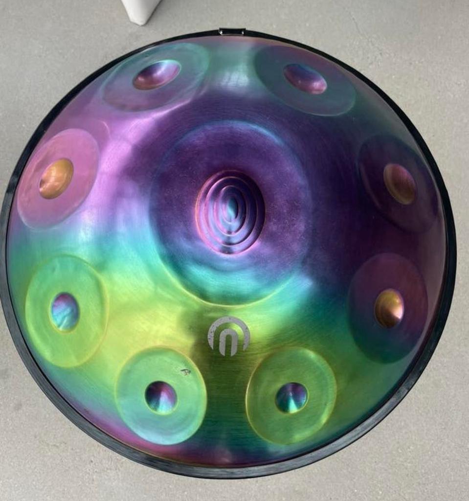 Handpan titanium 9 noten d kurd 432 hz, Muziek en Instrumenten, Percussie, Ophalen, Gebruikt