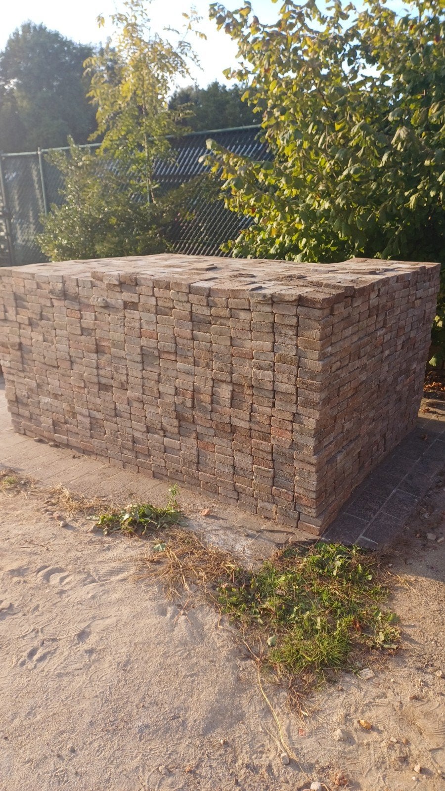 Ong. 7800 klinkers (10 x 10 x 3,5), Ophalen, Klinkers