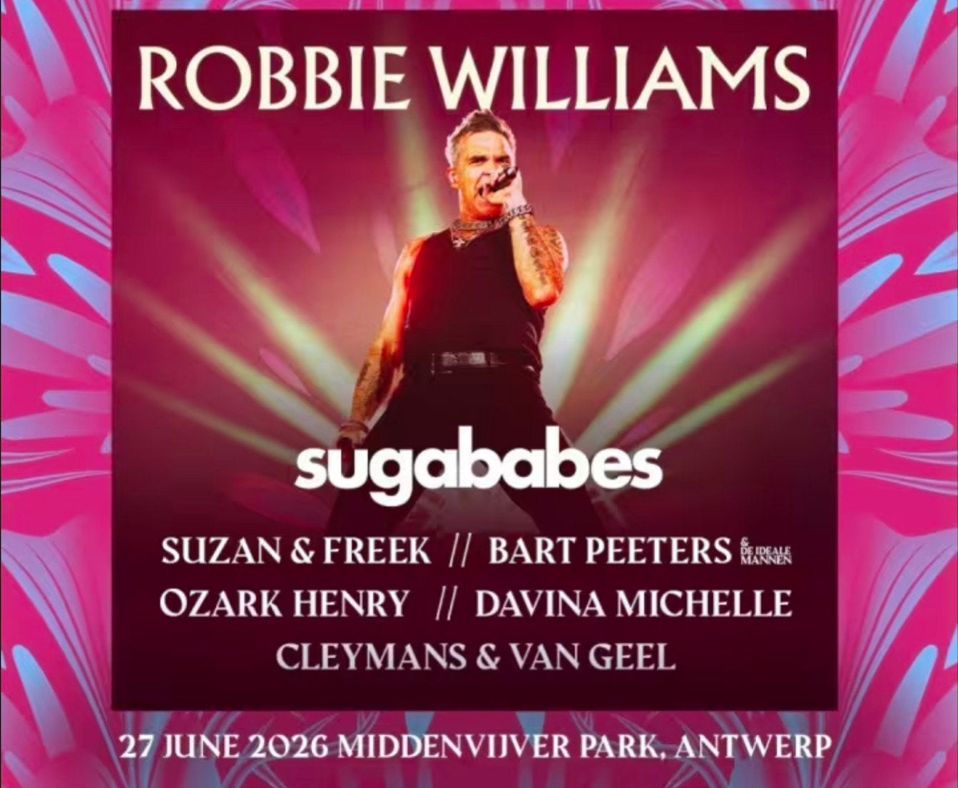 Robbie Williams, 27 juin : Live is Live, Juin