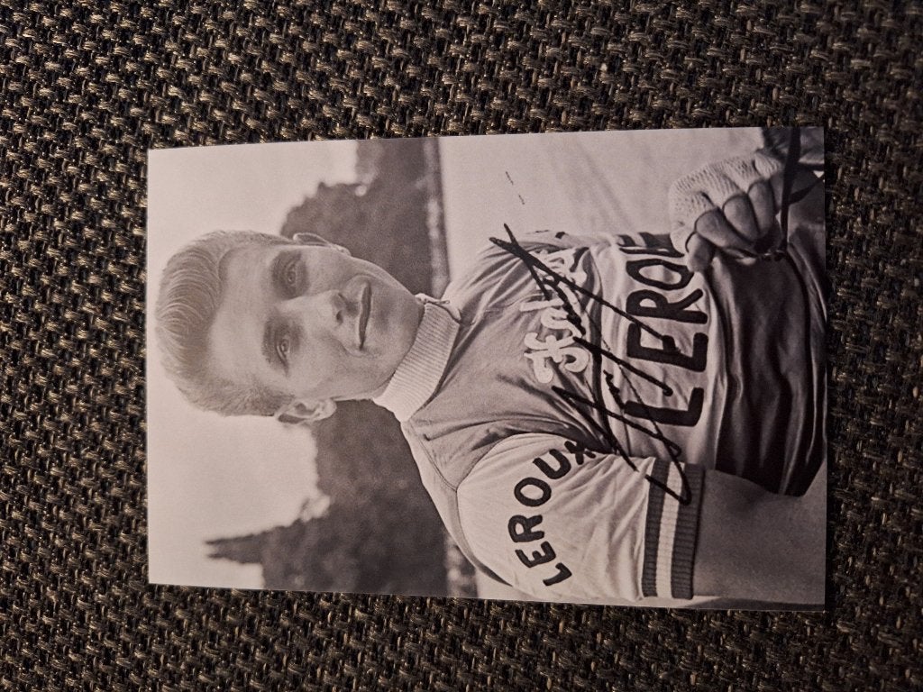 Jacques Anquetil Tour France # Foto met handtekening (print), Verzenden, Nieuw, Overige typen
