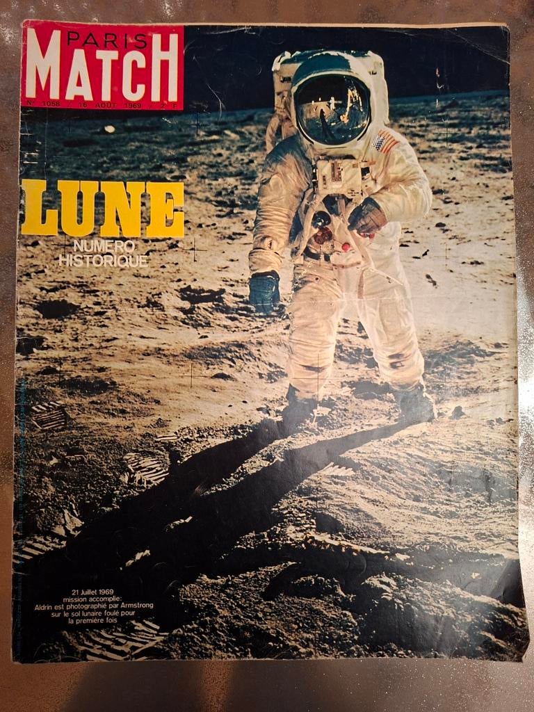 Speciale maanuitgave Paris match 8/1969, Verzamelen, Tijdschriften, Kranten en Knipsels, Ophalen of Verzenden