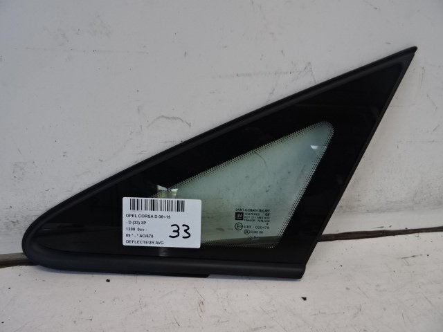 VITRE AVANT GAUCHE Opel Corsa D (01-2006/12-2014) (13188024), Opel, Opel Automobile GmbH, Utilisé, Kontakt-opel@opel.com