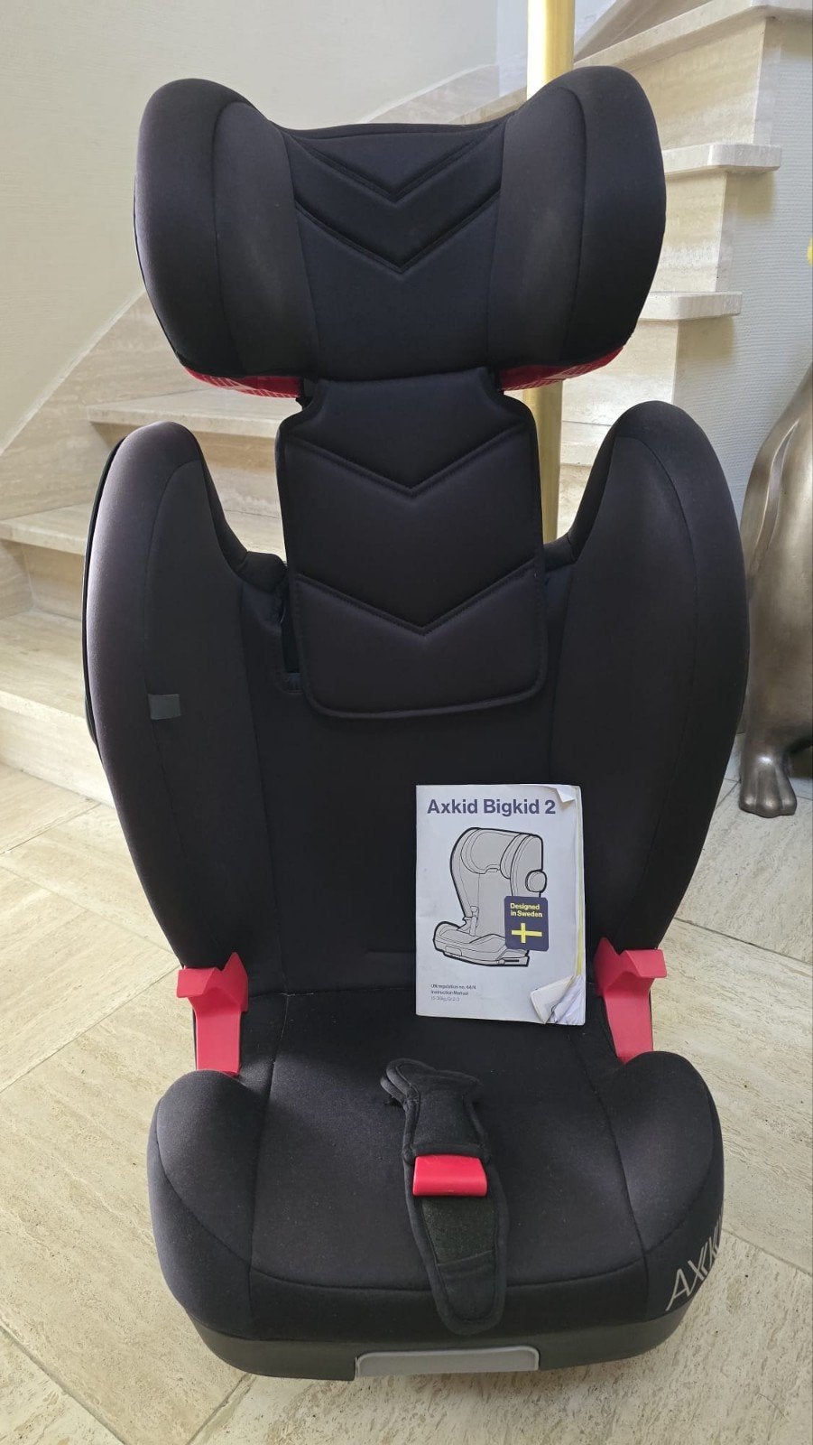 Axkid Bigkid 2 - 15-36 kg - Groep 2-3, Autogordel of Isofix, Verstelbare rugleuning, Zo goed als nieuw, Ophalen