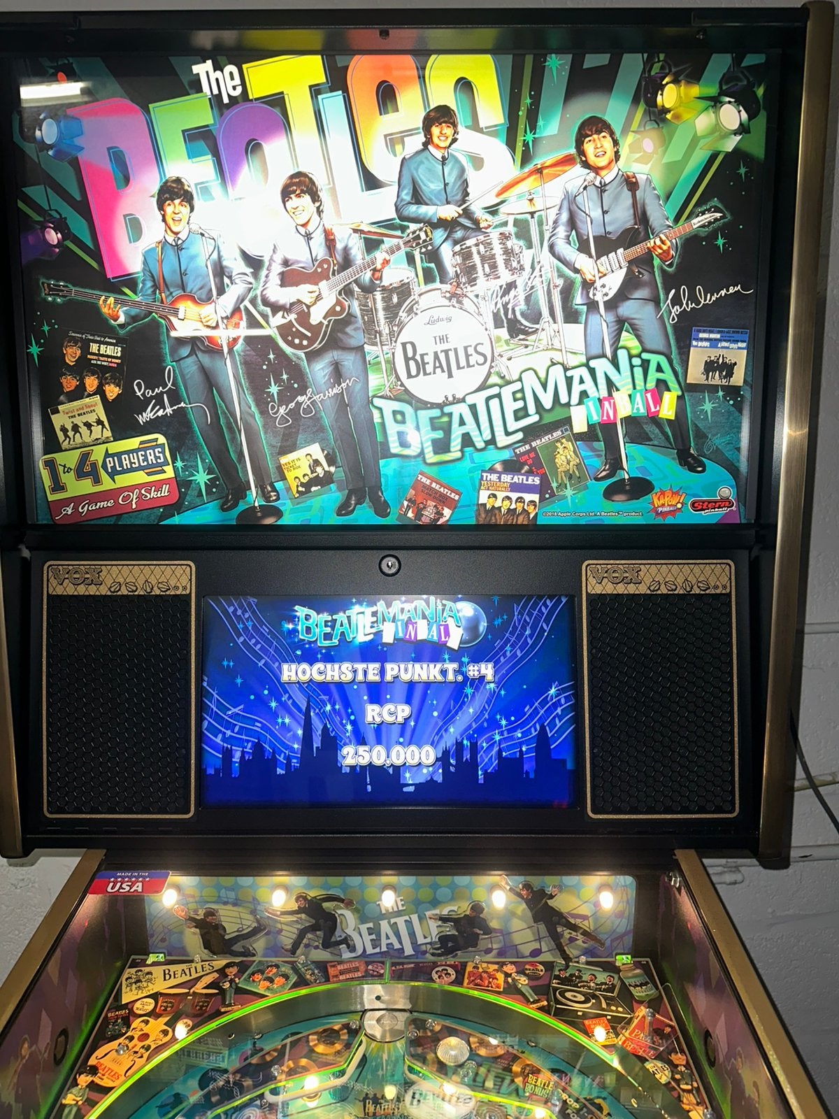 Le flipper Bestles Gold Edition, Collections, Comme neuf, Enlèvement, Imprimante matricielle, Flipper (jeu)