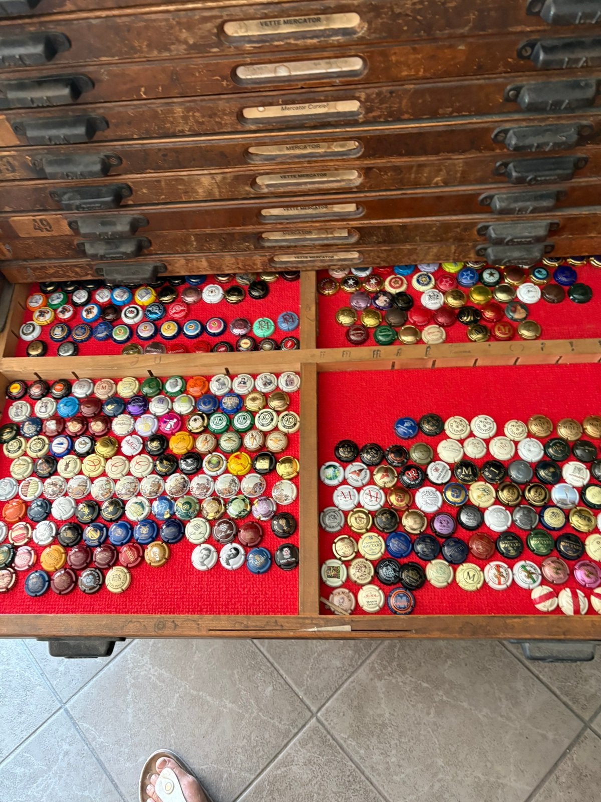 Capsules de champagne, Collections, Collections Autre, Enlèvement, Comme neuf