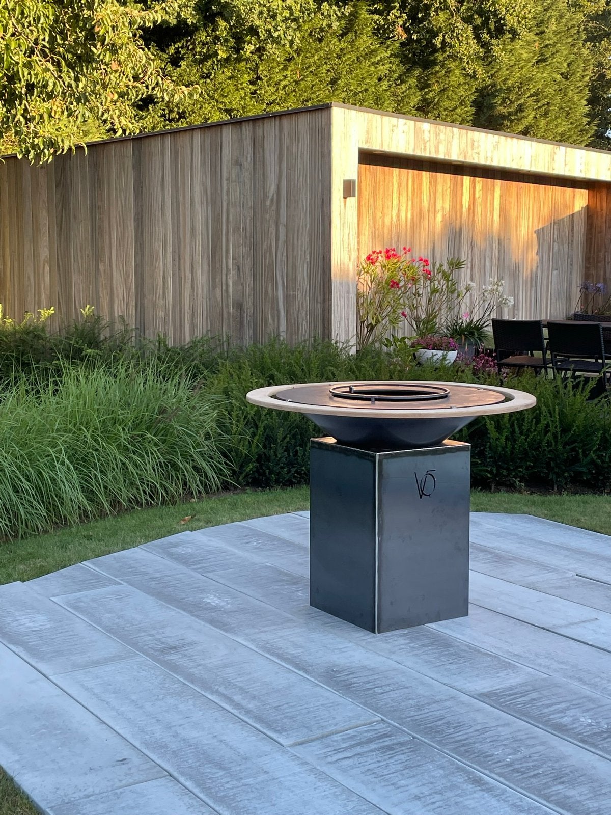 Plancha BBQ in cortenstaal 1 meter diameter, Enlèvement, Neuf
