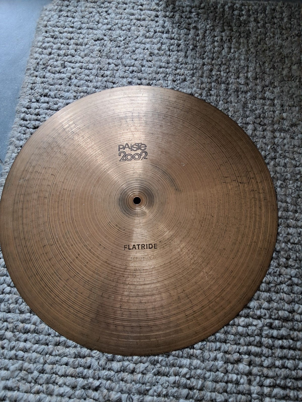Paiste 2002 flatride 18 pouces., Musique & Instruments, Enlèvement ou Envoi