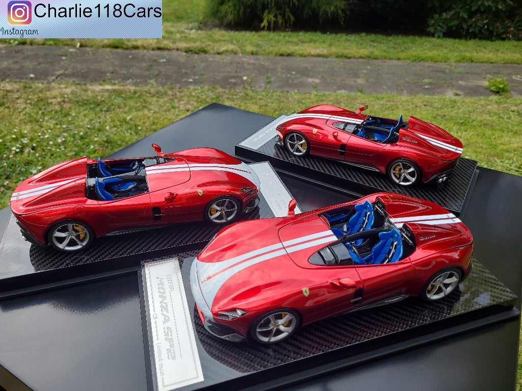 CE 1/18 Ferrari Monza SP2 – Rosso Fuoco, Ophalen of Verzenden, Nieuw
