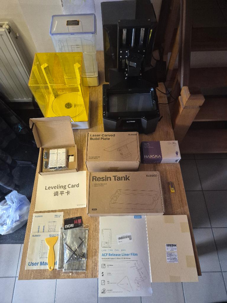 Elegoo Saturn 3 Ultra Ultra Pack Ultra Compleet, Computers en Software, Printers, Nieuw, Printer, Overige technieken, Draadloos