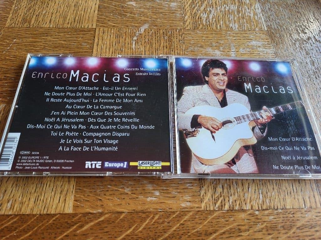 Cd Enrico Macias « Concerts Musicorama », CD & DVD, CD | Francophone, Enlèvement ou Envoi, Comme neuf, Album