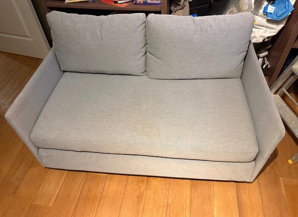 Canapé convertible IKEA FRIDHULT, Enlèvement, Utilisé, Deux personnes, Gris