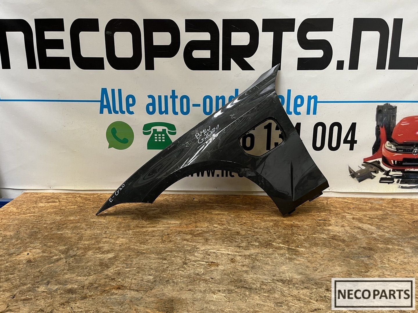 SCHERM BMW 3 SERIE G20 G21 VOORSCHERM HYBRIDE SPATBORD LINKS, Gebruikt, -, Ophalen of Verzenden, Achter