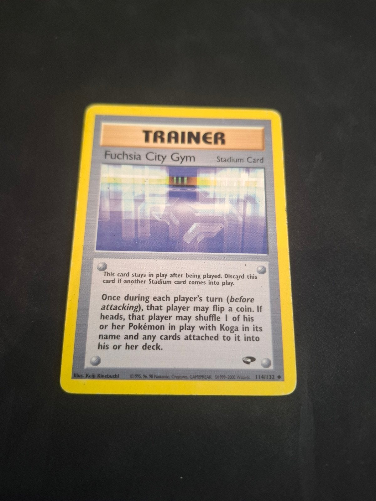 Pokémon Gym Heroes Fuchsia City Gym Trainer Kaart, Hobby en Vrije tijd, Verzamelkaartspellen | Pokémon, Ophalen of Verzenden