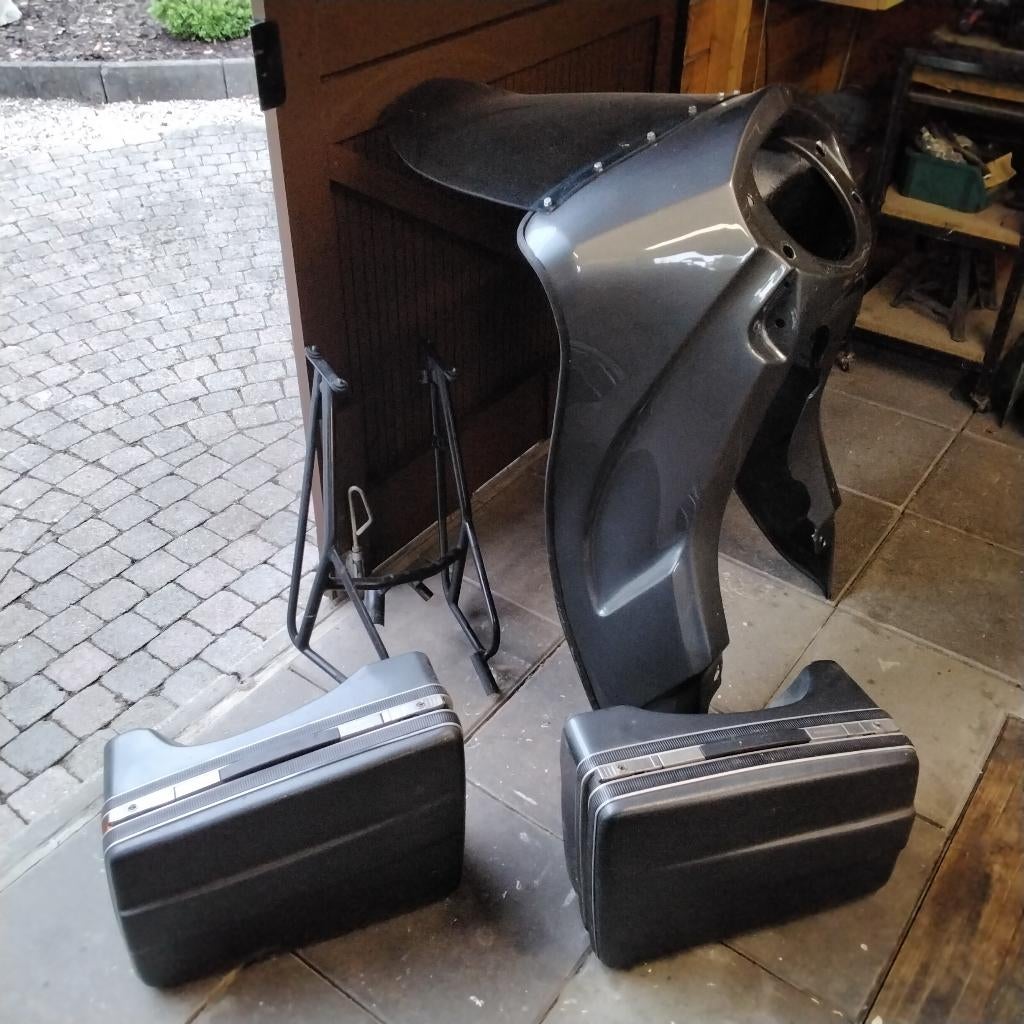 Rickman scherm + 2 Krauser kofferbakken, Motoren, Ophalen, Gebruikt