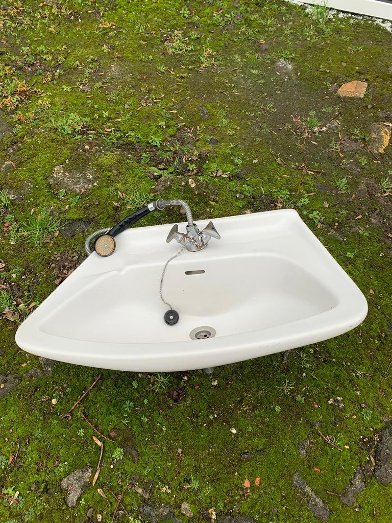 Vintage lavabo, Huis en Inrichting, Ophalen, Gebruikt