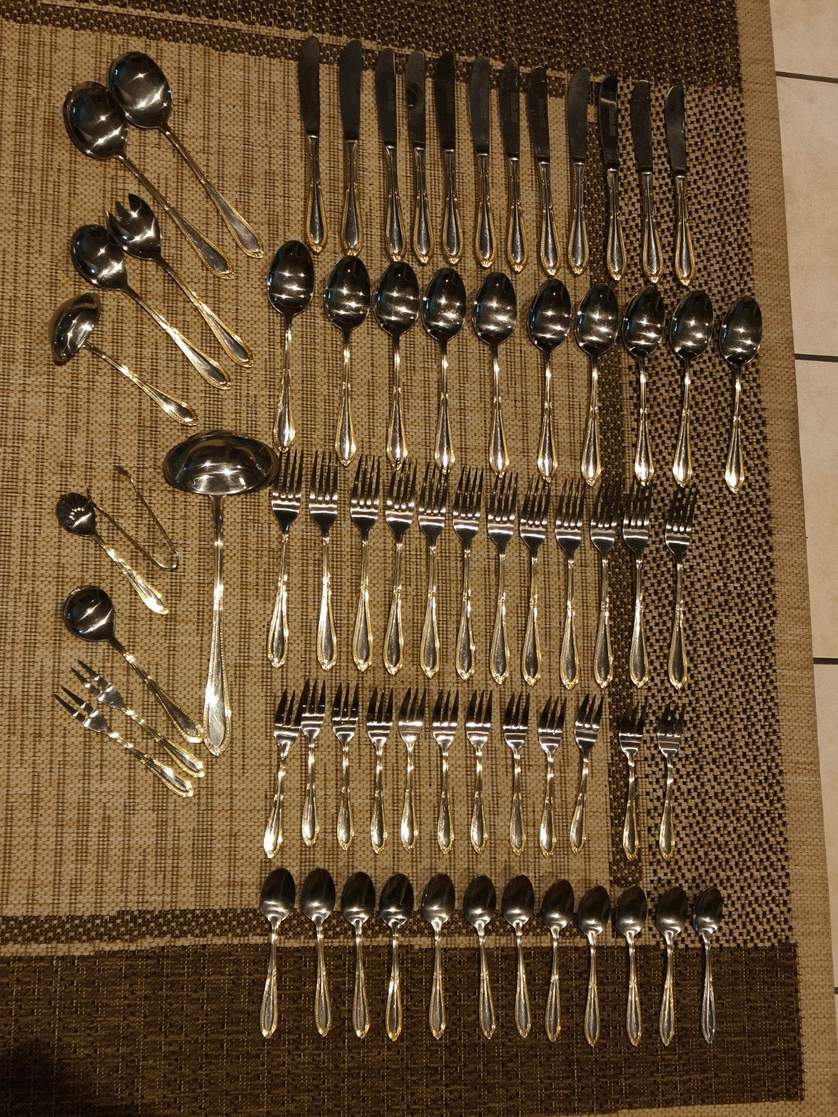 Nivella Solingen Bestekset – 23/24 Karaat Hardverguld – 12 P, Ophalen
