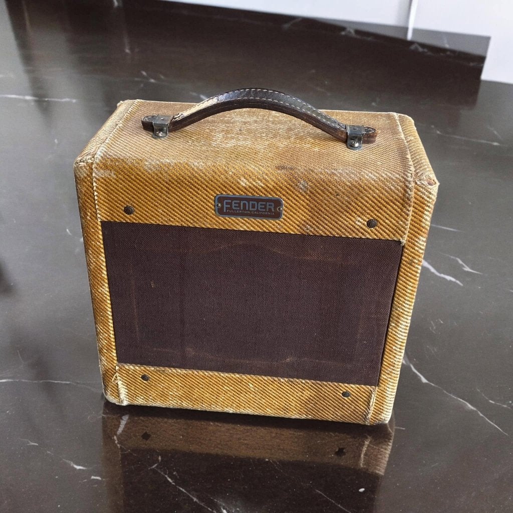Fender Champ Tweed 1954 – 5C1 Wide Panel, Muziek en Instrumenten, Ophalen, Gebruikt, Gitaar, Minder dan 50 watt
