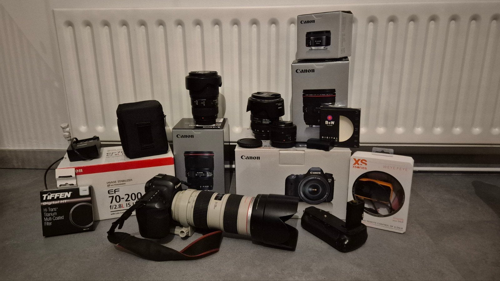 Canon 6D + lenzen, Audio, Tv en Foto, Fotocamera's Digitaal, Ophalen, Gebruikt, Spiegelreflex, Canon