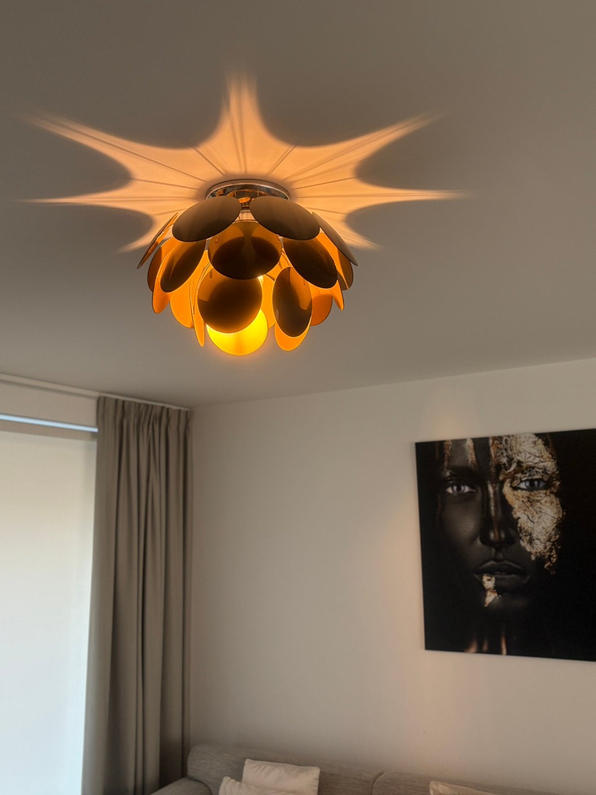 Marset discoco 53 plafondlamp, Ophalen, Kunststof, Minder dan 100 cm, Design, modern