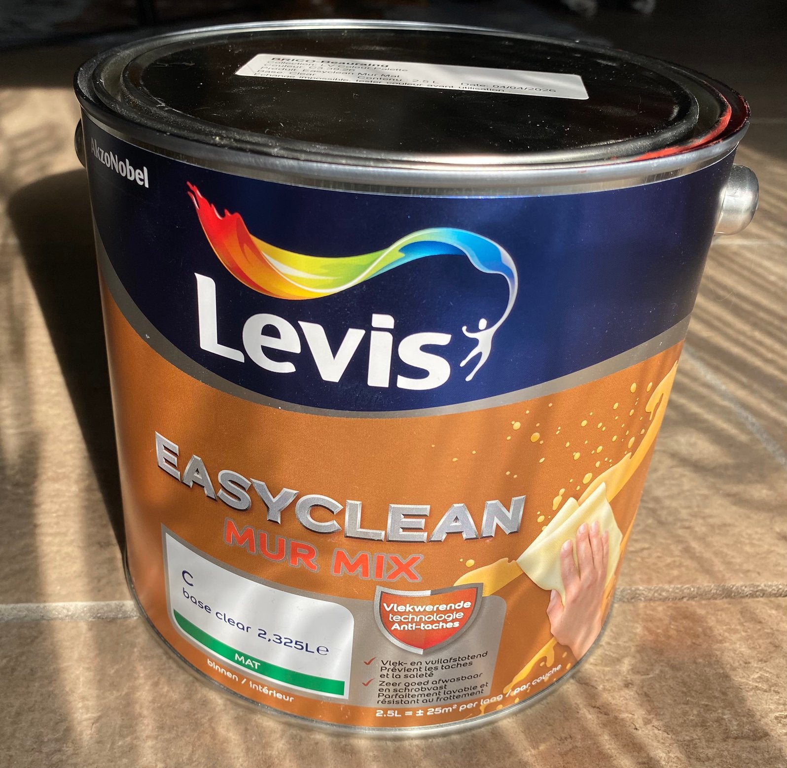 Levis 2,5L verfblik, Ophalen, Nieuw, Verf, Minder dan 5 liter