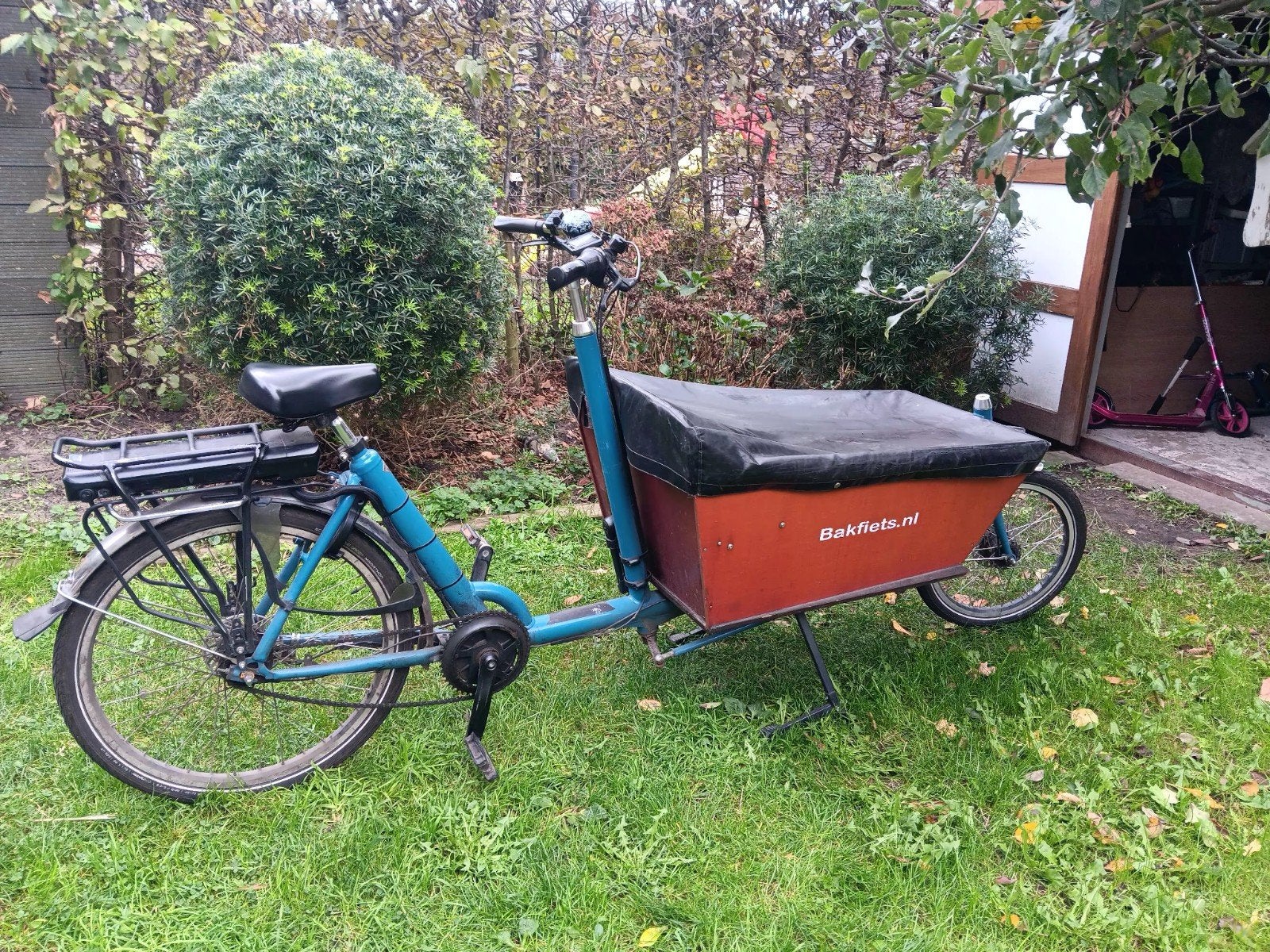 elektrische bakfiets, Ophalen