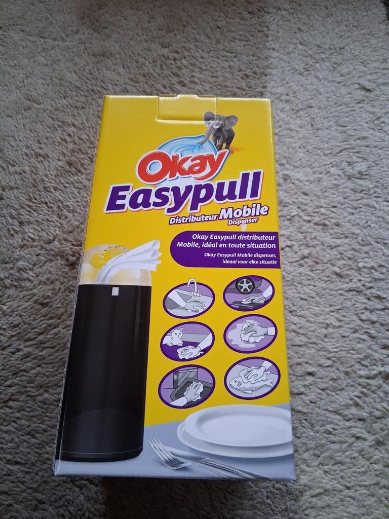 Okay Easypull dispenser + vulling nieuw, Maison & Meubles, Enlèvement ou Envoi