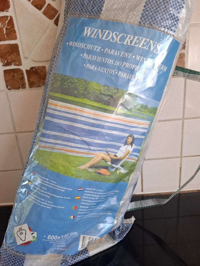 windscherm nordic master, Caravans en Kamperen, Windschermen, Ophalen, Zo goed als nieuw