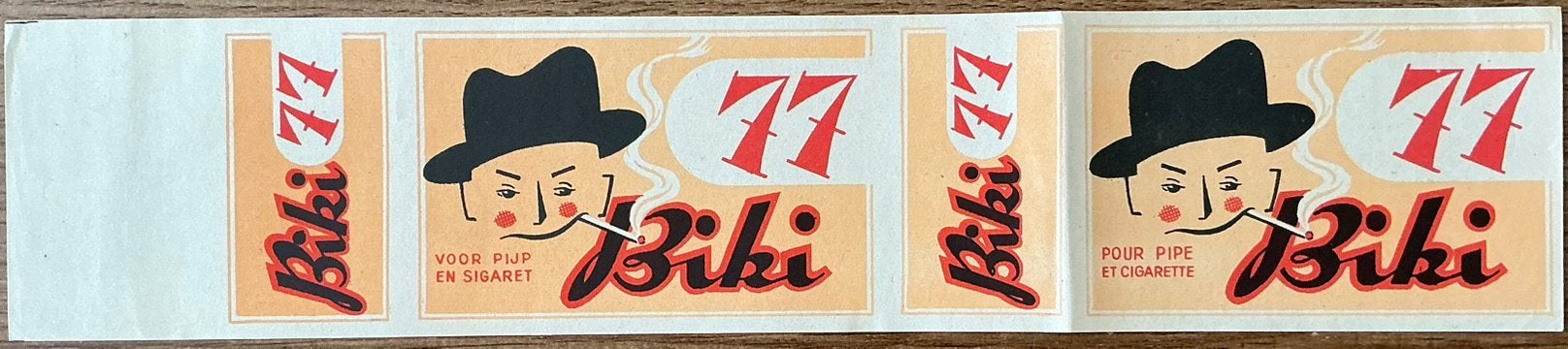 Ancien emballage à tabac BIKI 77, Enlèvement ou Envoi, Comme neuf, Autres types