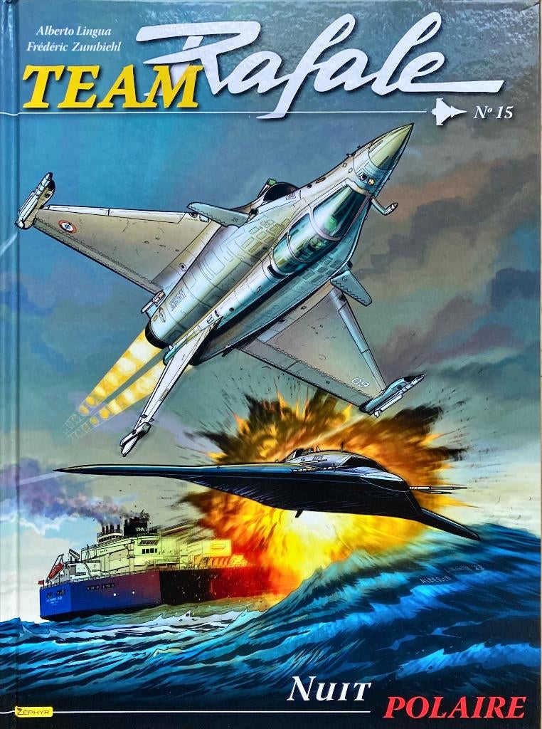 Team Rafale - 15 - Poolnacht (EO), Alberto Lingua/Frédéric Zumbiehl, Eén stripboek, Ophalen of Verzenden, Zo goed als nieuw