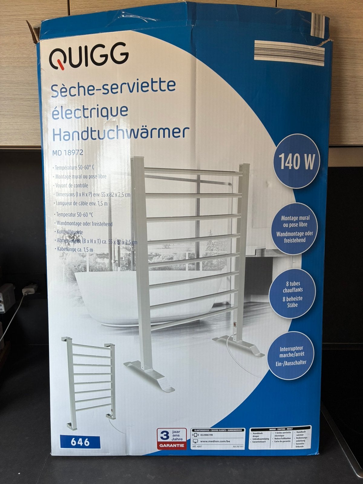Handdoek droger, Huis en Inrichting, Handdoekenrek, Overige merken, Ophalen of Verzenden, Zo goed als nieuw