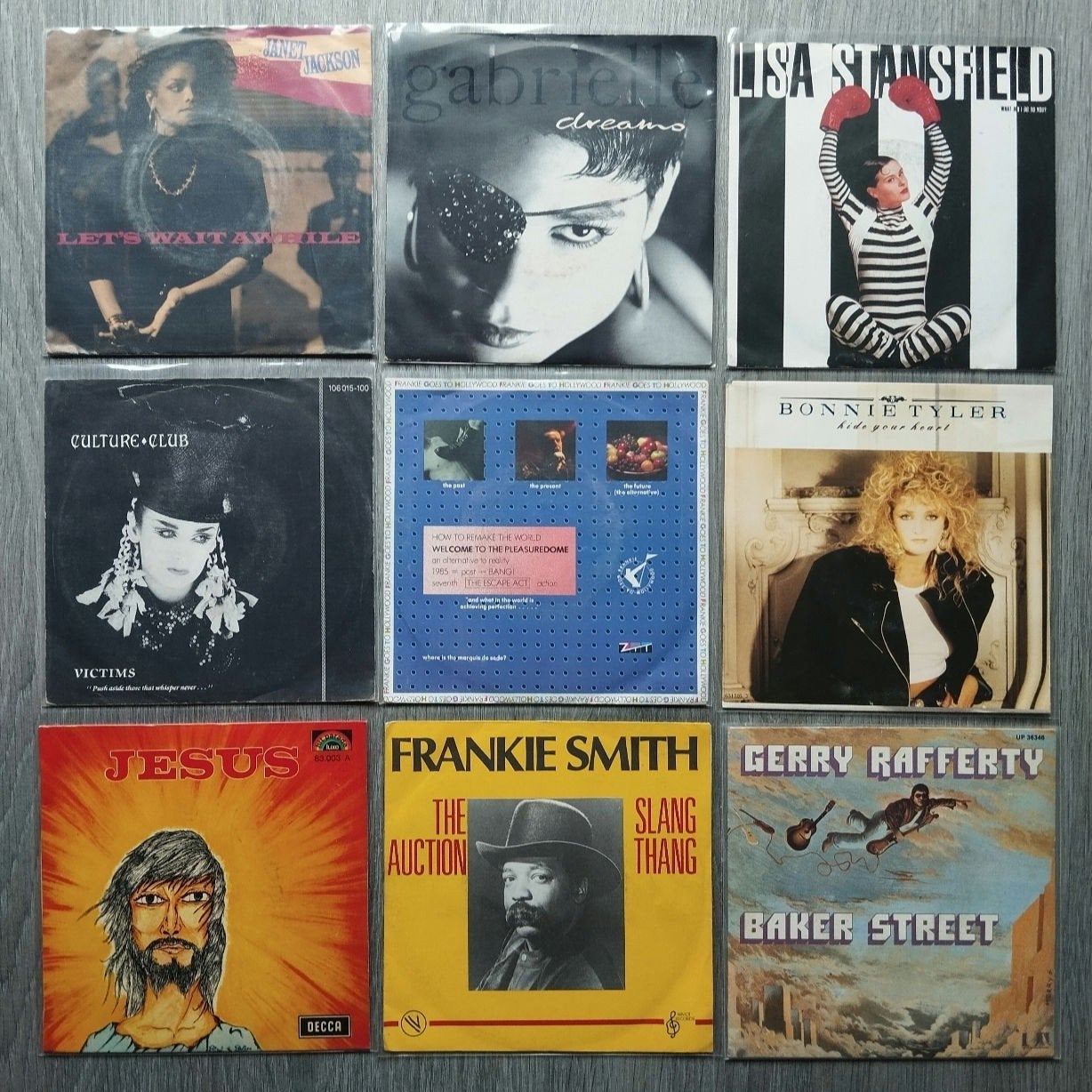 Lot 45T-schijven gebruikte Engelse variant, Verzenden, Gebruikt, 7 inch, Single