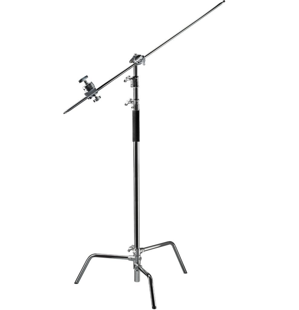 Bresser Profi C-Stand BR-C24 — 3 m avec bras de flèche, Enlèvement, Comme neuf, Bresser, Trépied