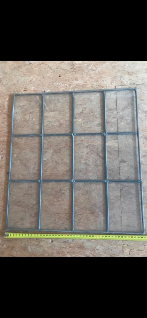 Loodglas, 2 stuks van 48,5x45 cm, 6 stuks van 48,5x21,5 cm, Doe-het-zelf en Bouw, Ophalen, Gebruikt, Minder dan 80 cm, Overige typen