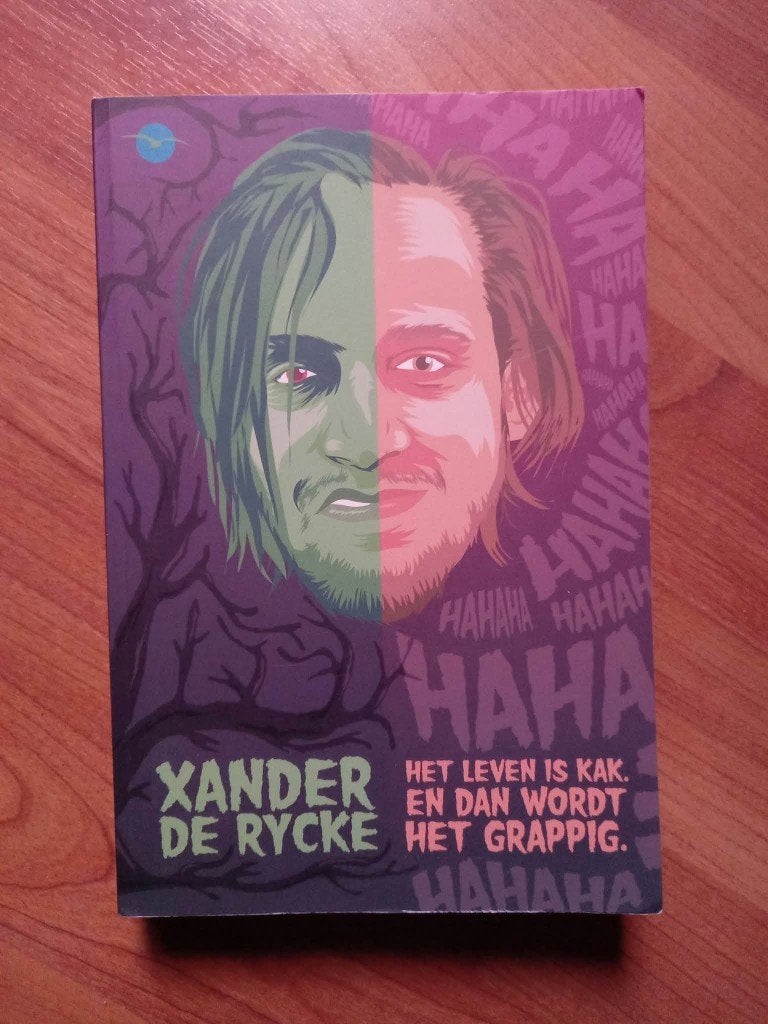 Het leven is kak, en dan wordt het grappig - Xander de Rycke, Boeken, Verzenden, Zo goed als nieuw, Film, Tv en Media, Xander De Rycke