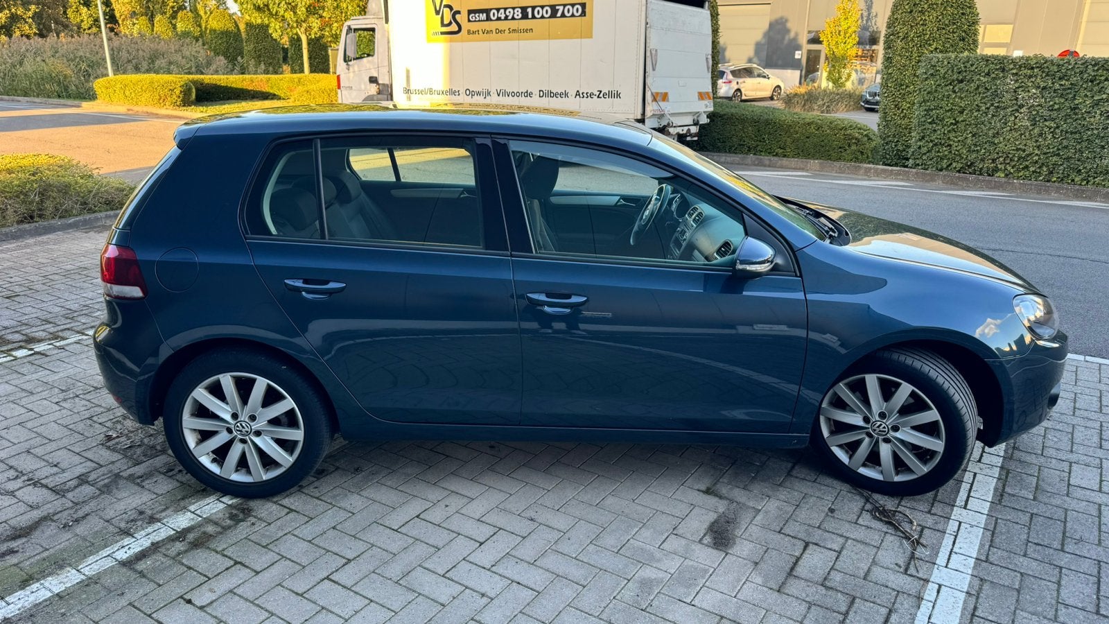 Volkswagen Golf 6 - 1.4 Benzine Highline, Auto's, Voorwielaandrijving, Euro 5, 4 cilinders, Blauw