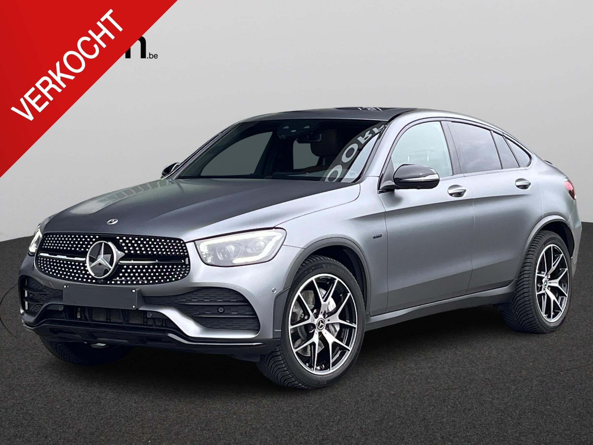 Mercedes-Benz GLC Coupé 300 e 4M/AMG/Schuifdak Hybrid, Autos, Argent ou Gris, Euro 6, 2000 kg, Hybride rechargeable