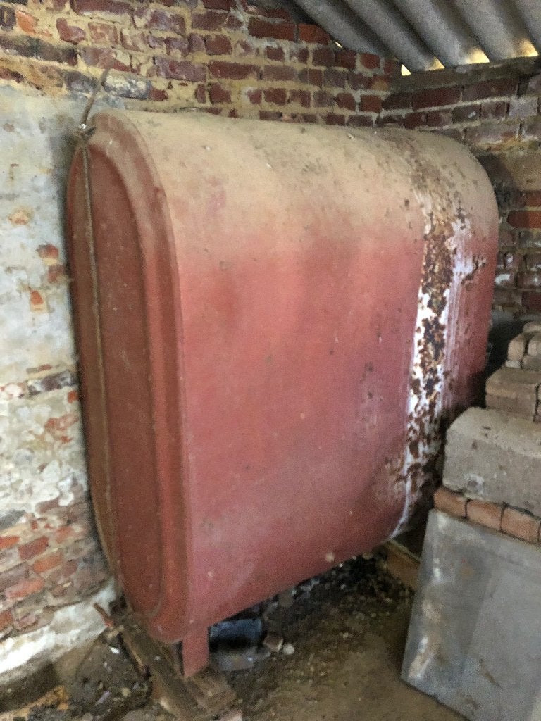 Gratis mazouttank, Ophalen